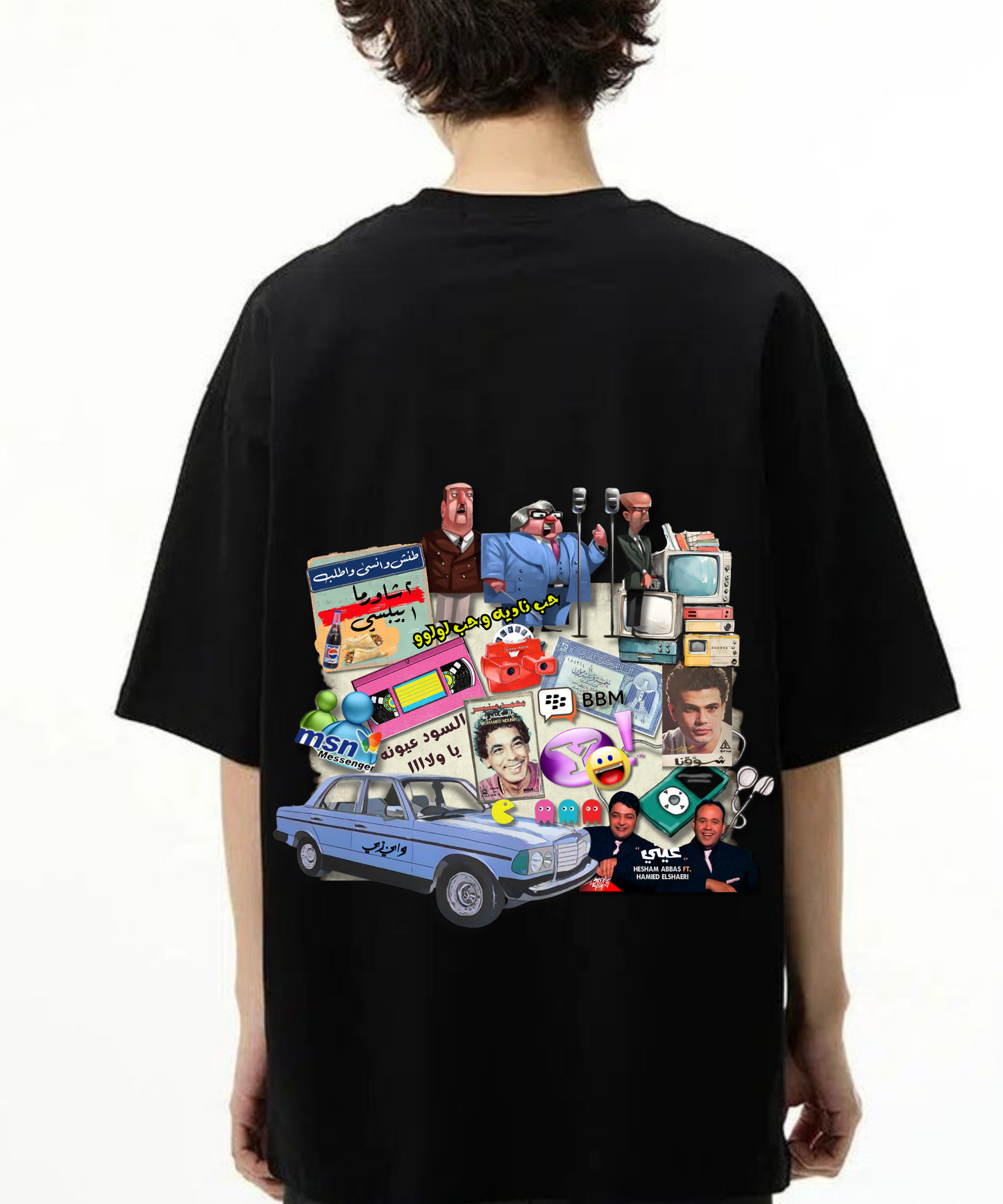 "GEN-Y" BLACK TEE