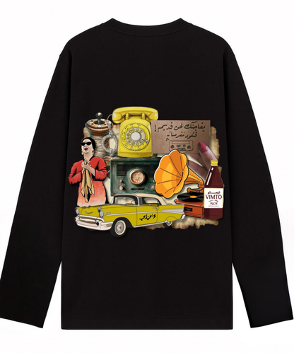 GEN-X BLACK TEE LONG SLEEVES