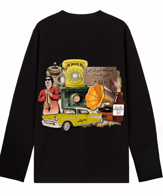 GEN-X BLACK TEE LONG SLEEVES