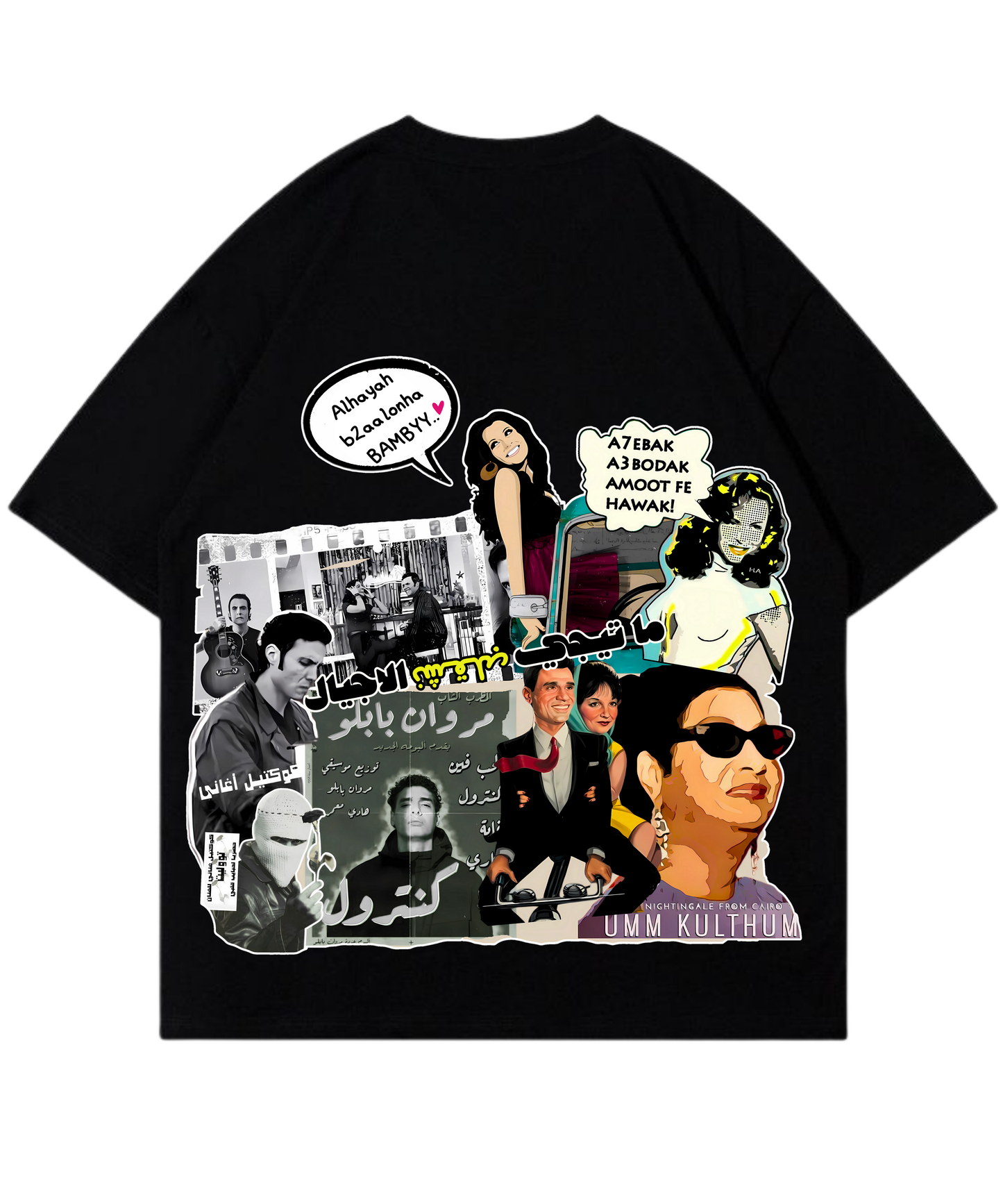 SH2LEBHA BLACK TEE
