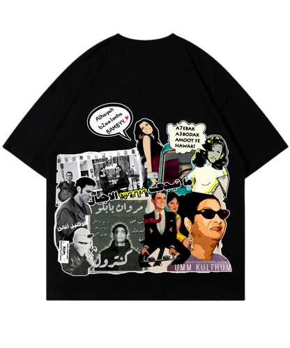 SH2LEBHA BLACK TEE
