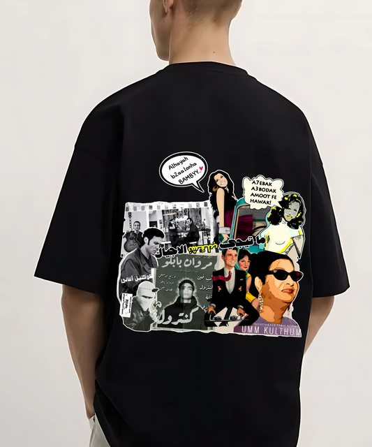 SH2LEBHA BLACK TEE