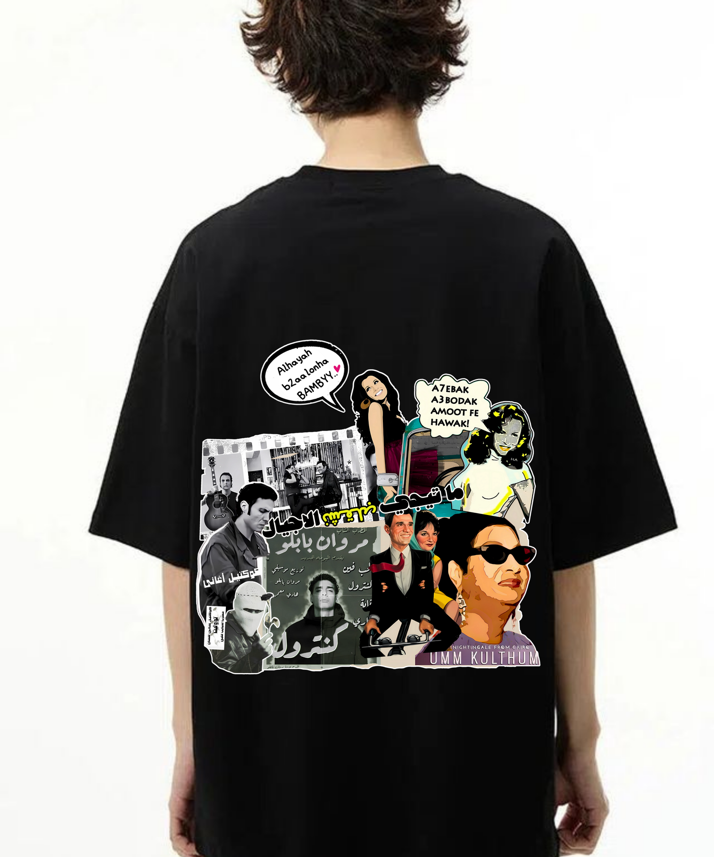 SH2LEBHA BLACK TEE