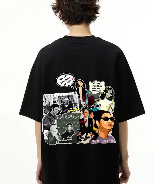 SH2LEBHA BLACK TEE