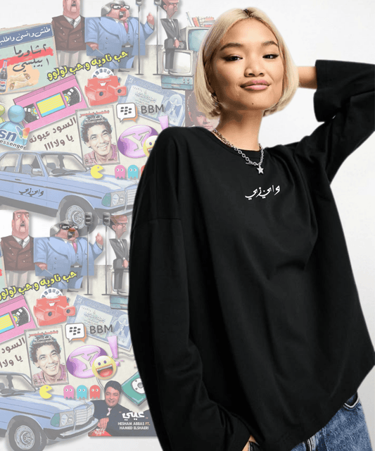 "GEN-Y" BLACK TEE LONG SLEEVES